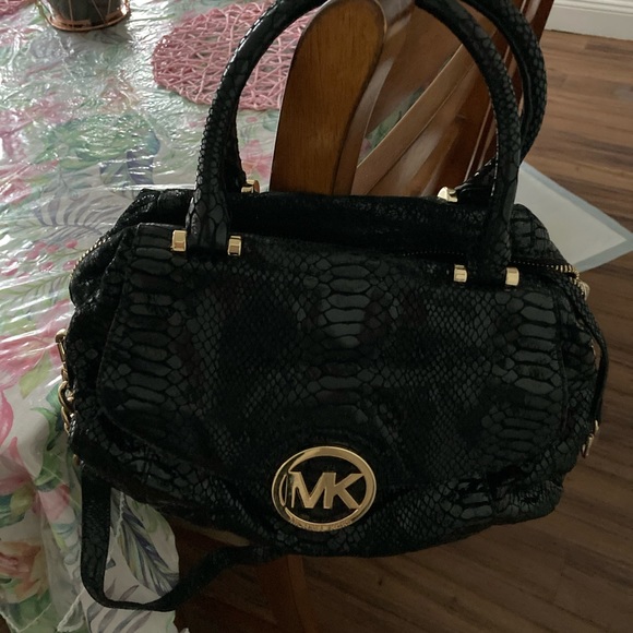 Michael Kors Handbags - Michael Kors Faux Snakeskin Bag